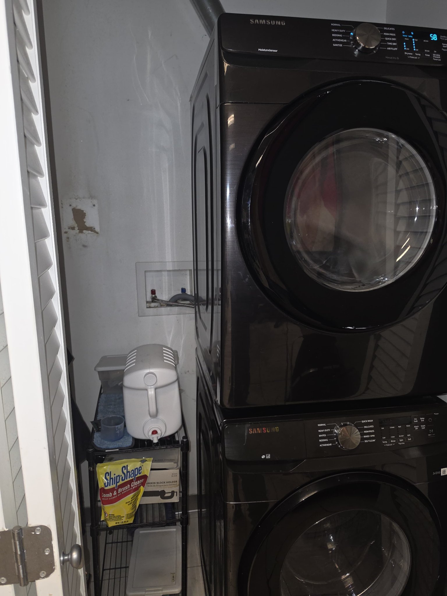 Salon Laundry Room Washer And Dryer Stack
